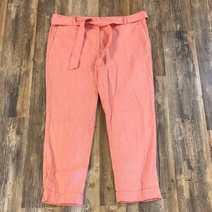 Loft Pink Devin Slim Pants - Size 12